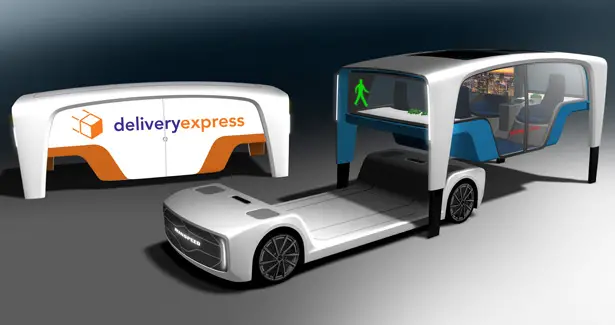 Rinspeed Snap Self Driving Concept Vehicle