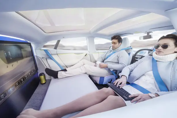 Futuristic Rinspeed XchangE Autonomous Concept Car