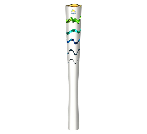 Expanding torch for Rio 2016 Olympic Games by Chelles & Hayashi