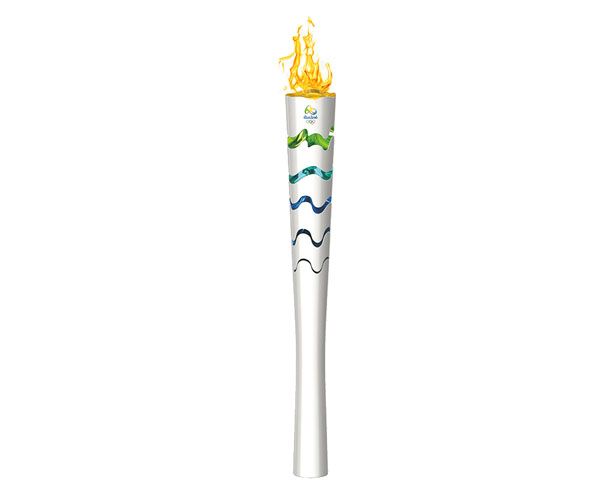 Expanding torch for Rio 2016 Olympic Games by Chelles & Hayashi