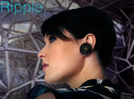Ripple Bluetooth Headset Design Looks Like an Earring