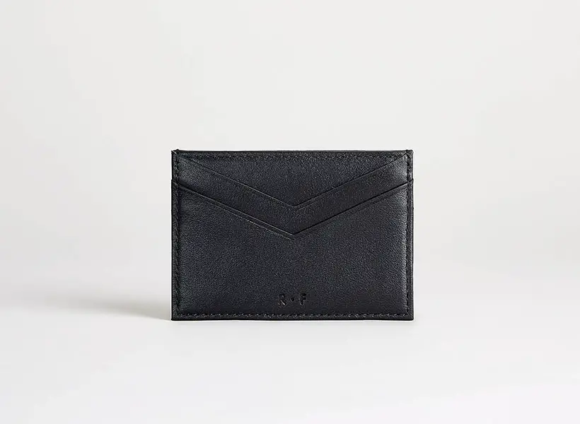 Rise and Fall Italian Leather Card Holder