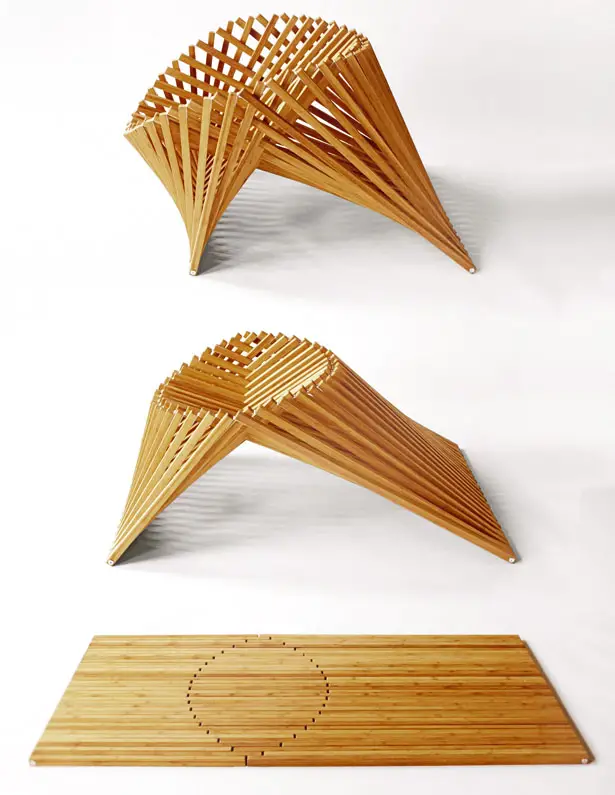 Rising Furniture Series - Rising Chair by Robert van Embricqs