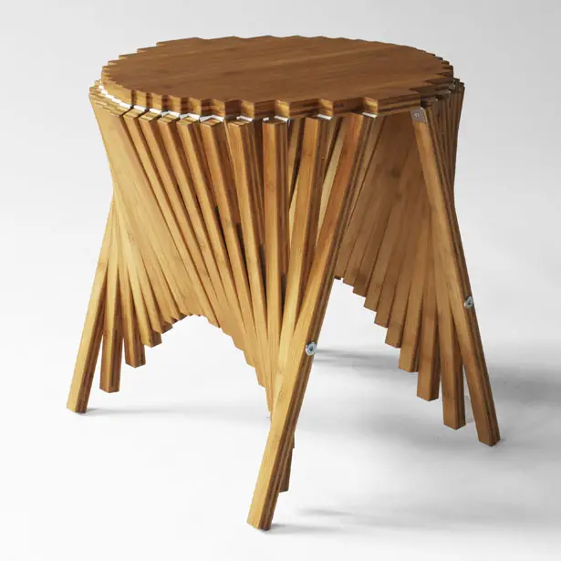 Rising Furniture Series - Rising Side Table by Robert van Embricqs