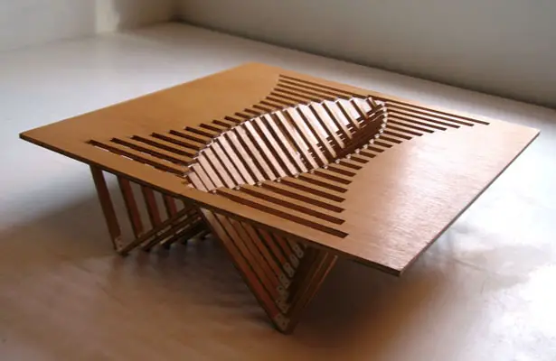 Rising Table by Robert Van Embricqs