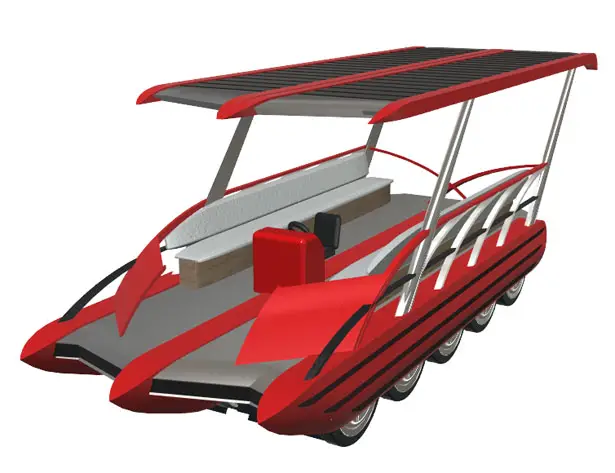 River Roller Concept Boat by Matthew Lee Towne