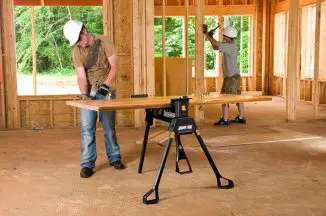 Rockwell Jawhorse Hands Free Portable Workstation (RK9003) Features One Ton Clamping Force