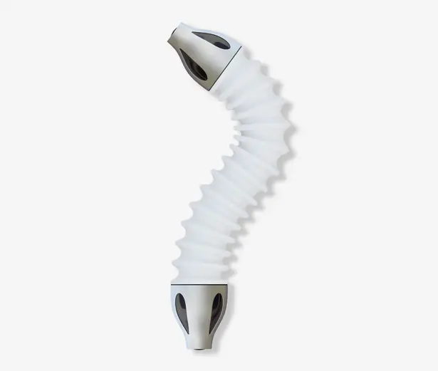 Robo Worm : Silicone Tube Robot by Emami Design