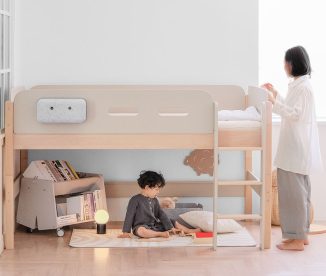 Pupupula Kids Rock Solid Bed System Offers Modular Bed System for Different Bedroom Style