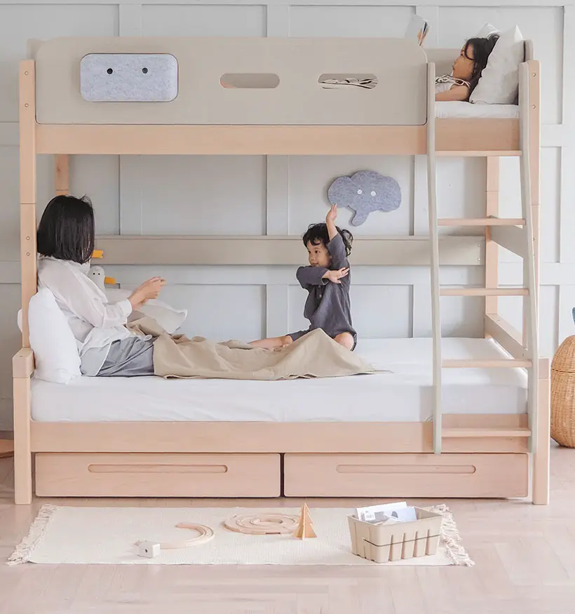 Pupupula Kids Rock Solid Bed System by A Su