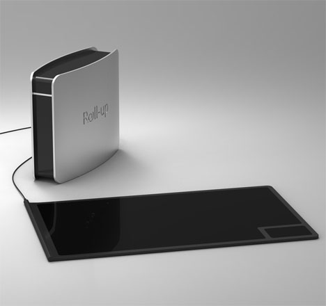 Roll Up : Foldable Induction Cooktop by Goran Bjelajac