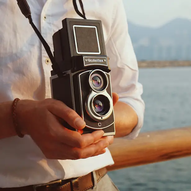 Rolleiflex Instant Camera Features Legendary Twin Lens Design with Modern Features