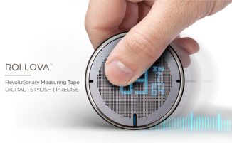 ROLLOVA: Compact Digital Rolling Ruler Measures a Variety of Surfaces Easily