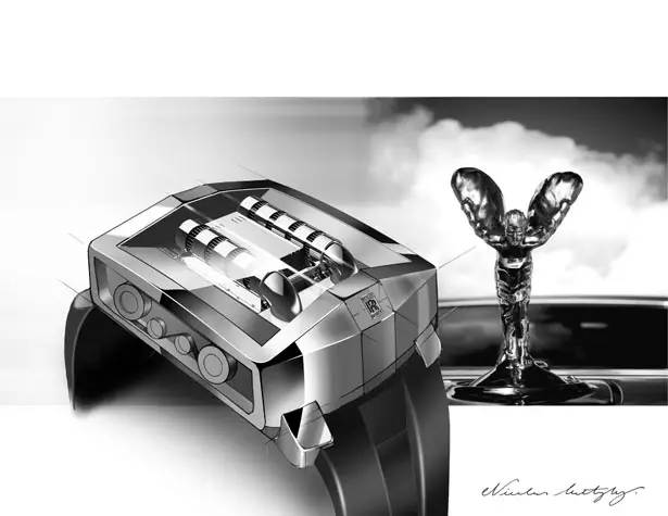 Rolls Royce Watch Concept by Nicolas Lehotzky