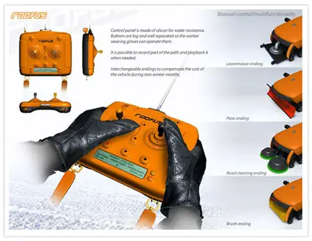 roofus robot snow cleaning