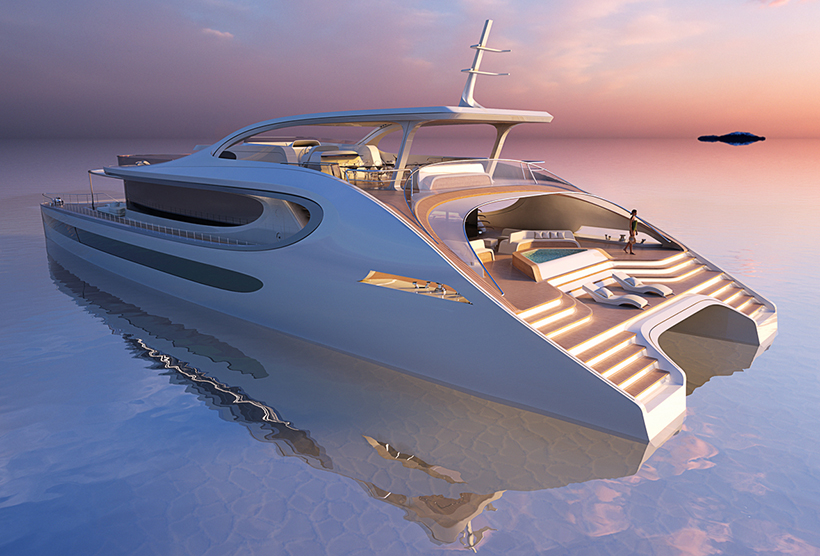 Rossinavi Oneiric Solar Catamaran by Zaha Hadid Architects (ZHA)