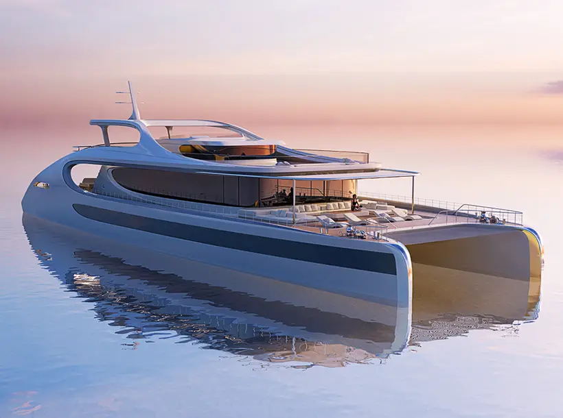 Rossinavi Oneiric Solar Catamaran by Zaha Hadid Architects (ZHA)