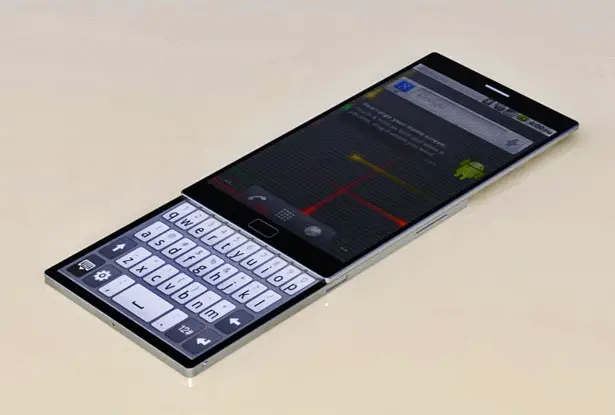 Rotatable Twin Touch Display Mobile Phone by Abhi Muktheeswarar