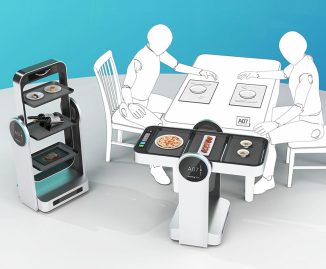 Robotic Rotating Table Service Elevates Your Dining Experience