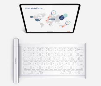 RoType Transparent Rollable Keyboard – Flexible Portable Keyboard