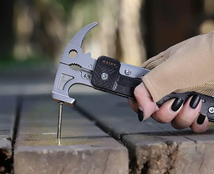 ROXON 16-in-1 Camping Hammer Multitool
