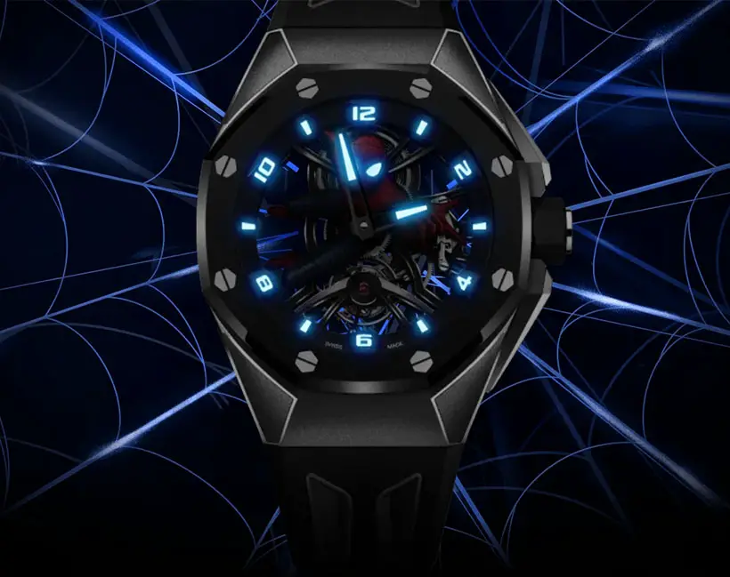 Audemars Piguet x Marvel Releases Royal oak concept Tourbillon Spider-Man Watch