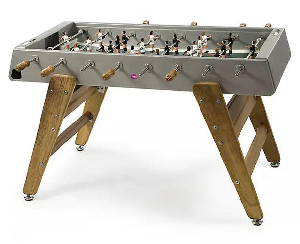 RS Barcelona RS3 Wood Inox Foosball Table by Rafael Rodriguez