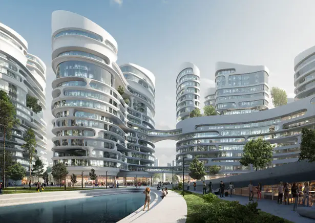 Rublyovo-Arkhangelskoye Smart City West of Moscow by Zaha Hadid Architects