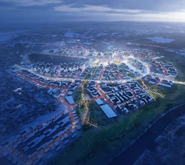 Rublyovo-Arkhangelskoye Smart City West of Moscow by Zaha Hadid Architects