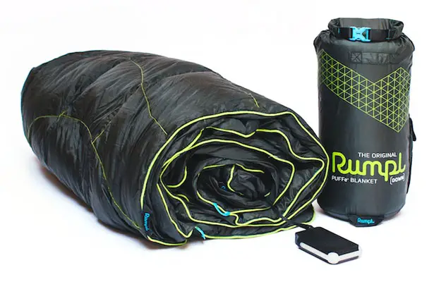 Rumpl Puffe Portable Battery Powered Heated Blanket by GoRumpl