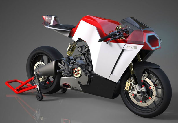 RV2 - V2 Engined Superbike by Eyal Melnick