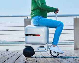 Rydebot Rideable Carry-on Luggage with Removable Lithium Battery