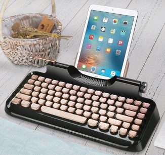 RYMEK Typewriter Style Mechanical Keyboard Brings Back Audible Satisfying Click Sound