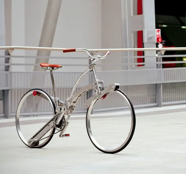 Sada Spokeless, Foldable Bike by Gianluca Sada