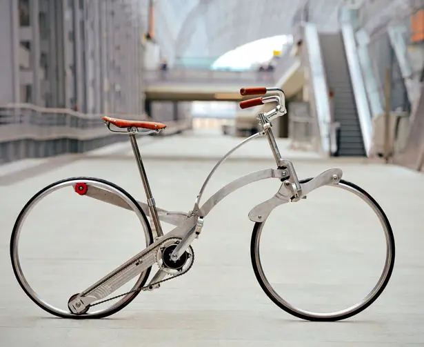 Sada Spokeless, Foldable Bike by Gianluca Sada