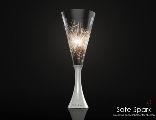 Safe Spark Protective Sparkler Holder for Children by Kathleen Carron