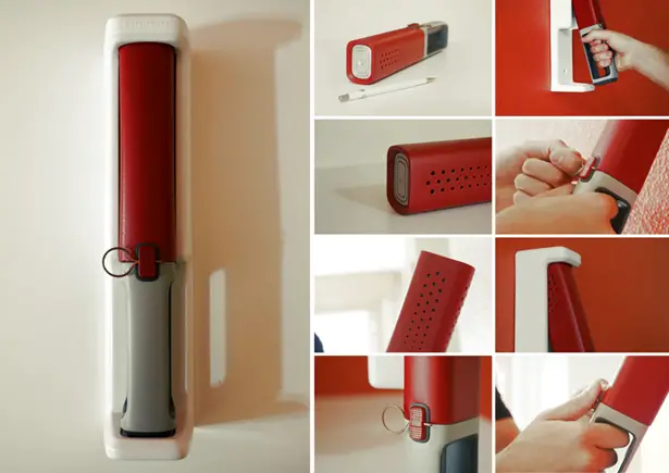 SafeHome Domestic Fire Extinguisher by Moises Hansen