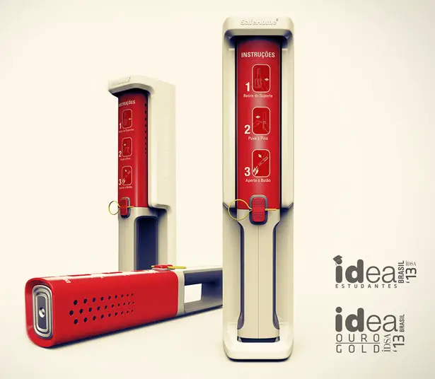 SafeHome Domestic Fire Extinguisher by Moises Hansen