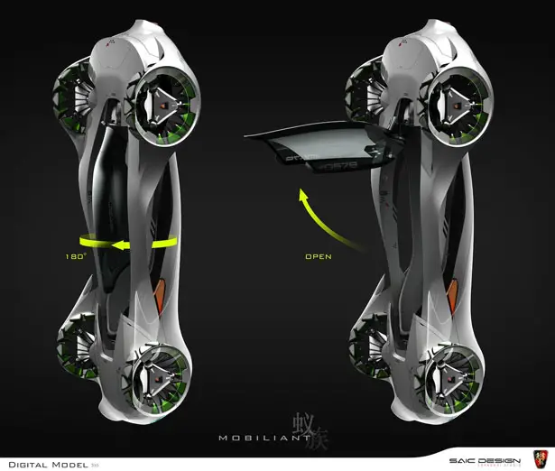 Roewe Mobiliant Single-Seat Vehicle from SAIC Motors