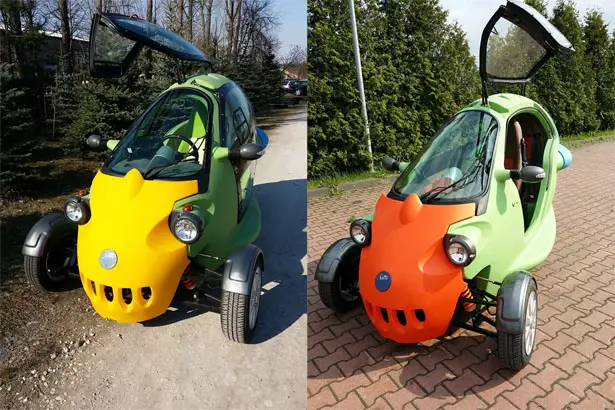 Sam Three Wheeled Small Electric Vehicle