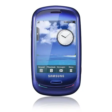 samsung blue earth cell phone