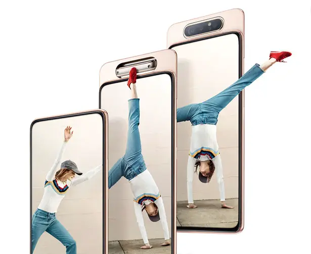 Samsung's Galaxy A80 Features Pop-Up Rotating Triple Camera