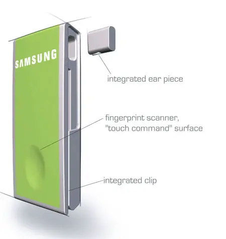 intouch samsung cell phone concept