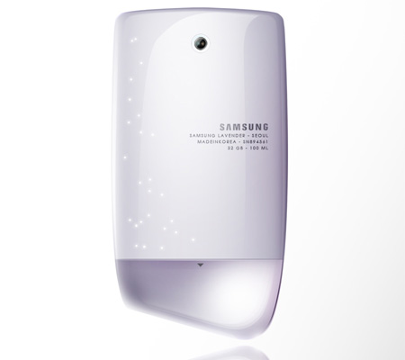 samsung lavender aroma phone concept