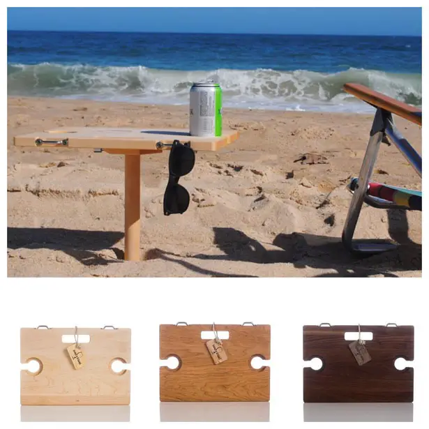 SandStand Portable Beverage Table for The Beach