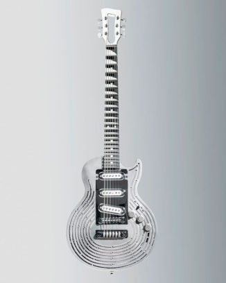 Sandvik 3D Printed Smash-Proof Guitar Where The Neck and Freboard Are Milled from Solid Bars