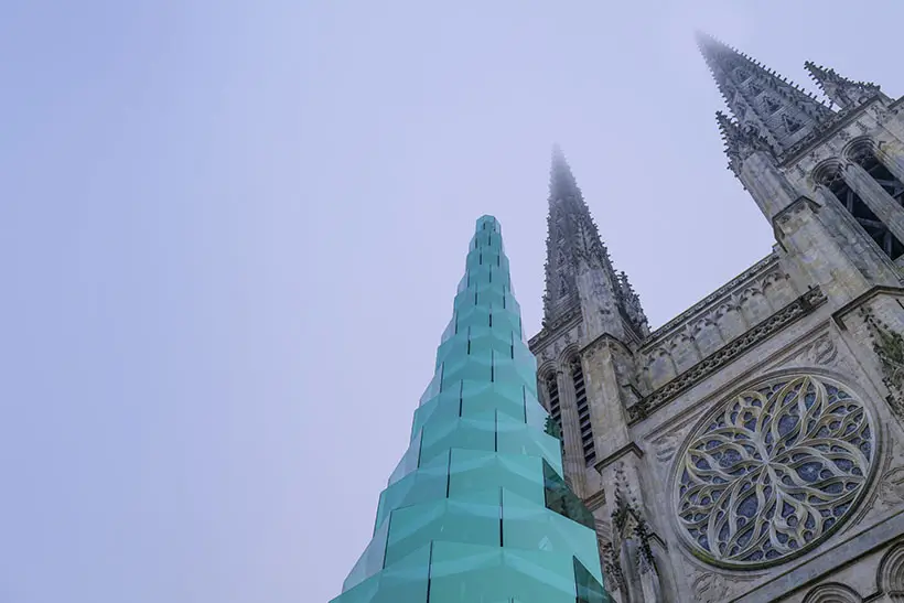 Sapin Verre Art Installation for Bordeaux City Hall by Arnaud Lapierre