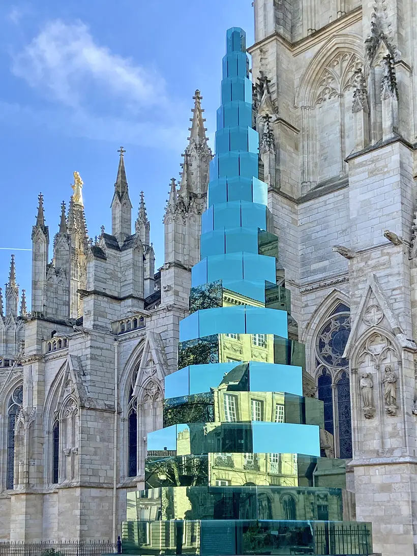 Sapin Verre Art Installation for Bordeaux City Hall by Arnaud Lapierre