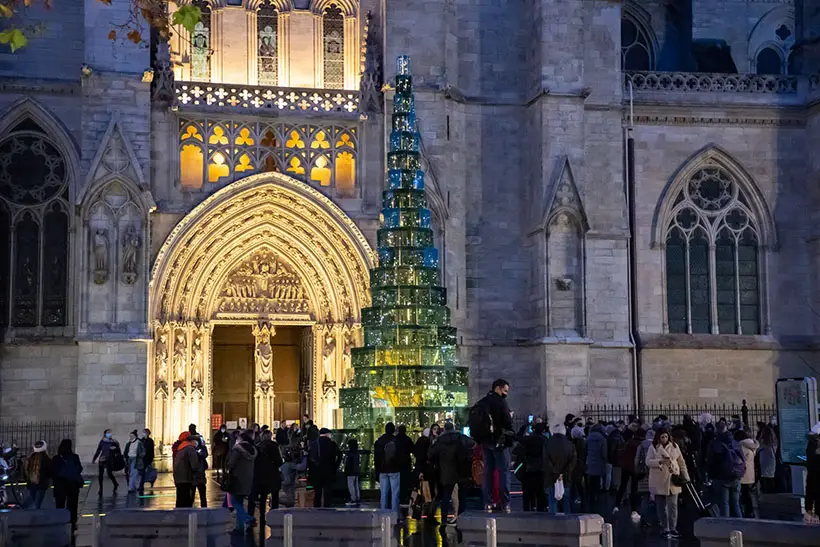 Sapin Verre Art Installation for Bordeaux City Hall by Arnaud Lapierre