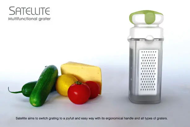 Satellite Multifunctional Grater by DesignNobis